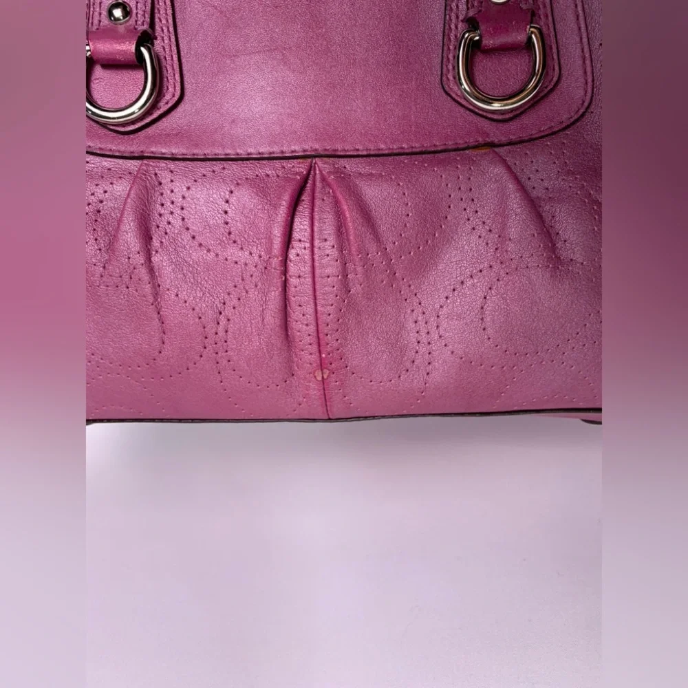Coach Ashley Pink Leather Convertible Hobo Bag Mauve - Picture 8 of 15
